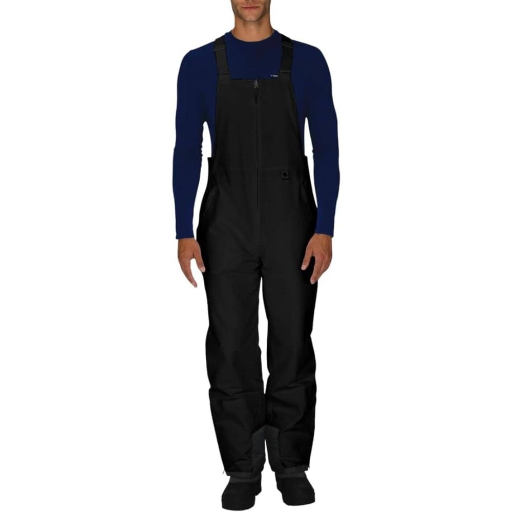 Arctix Essential 3XL Men's Insulated Snow Ski Bib Overalls Black 48-50W 32L